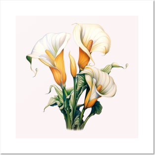 Floral Calla Lily Posters and Art